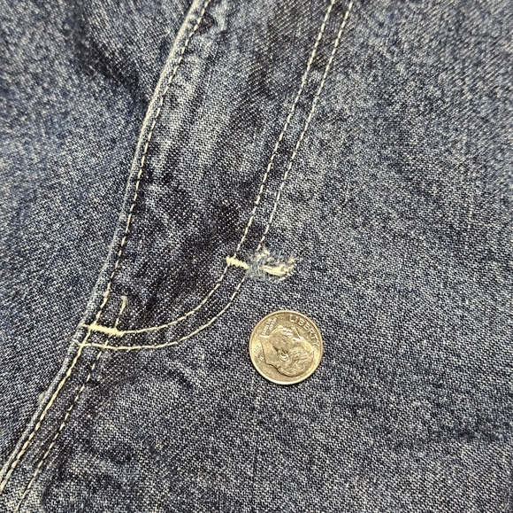 Vintage Wrangler Shorts Mens 36 Jorts Denim Baggy Skater Y2K Southpole Style - Picture 10 of 10